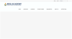 Desktop Screenshot of mdqacademy.org